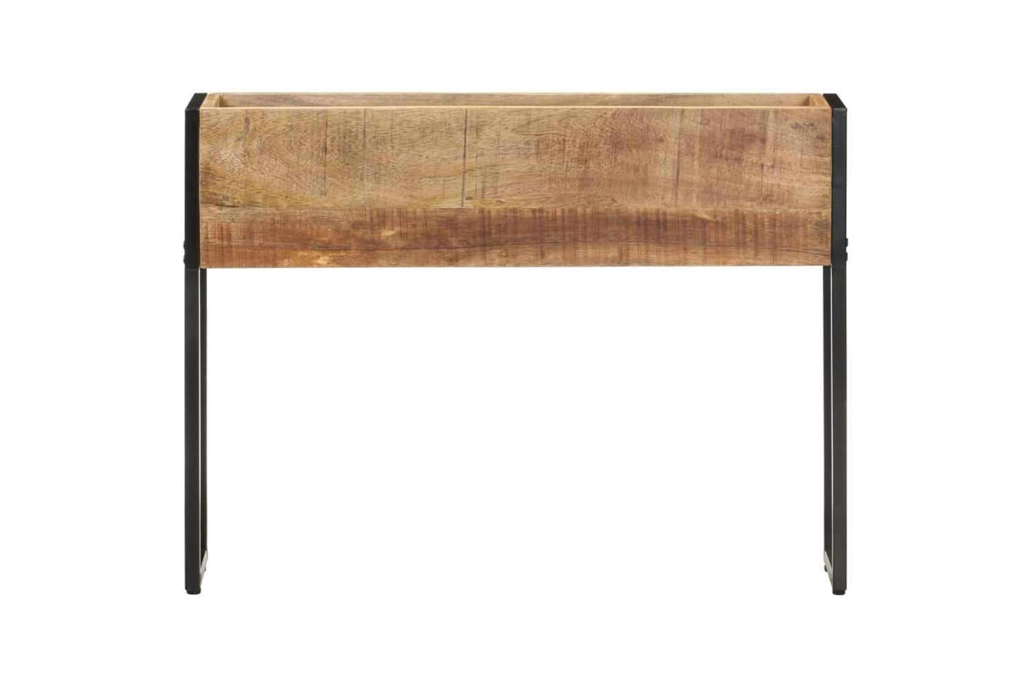 vidaXL 321938 Planter 90x20x68cm Rough Mango Wood-2