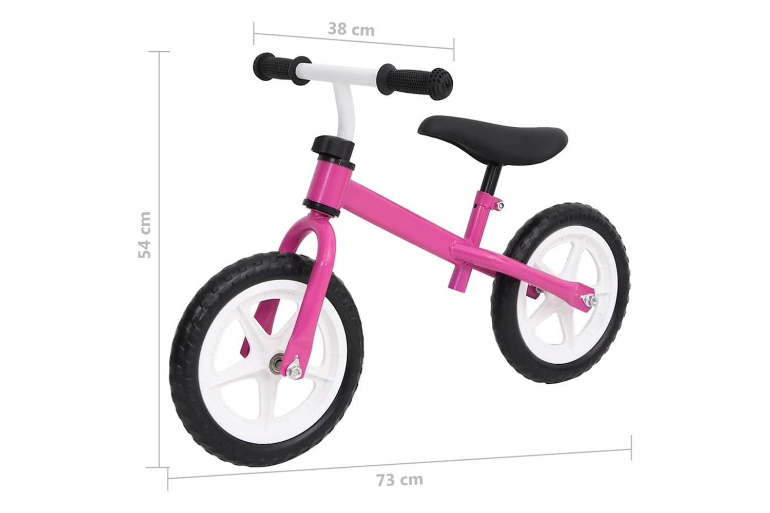 Vidaxl Balance Bike 9.5 inch Wheels | Pink-7