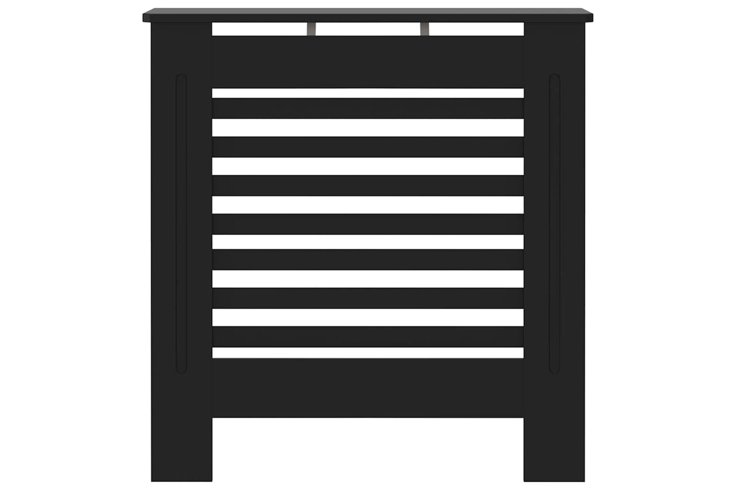 vidaXL Mdf Radiator Cover Black 78cm-3
