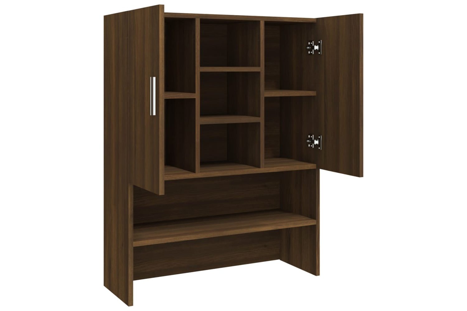 vidaXL 815947 Washing Machine Cabinet Brown Oak 70.5x25.5x90cm-6