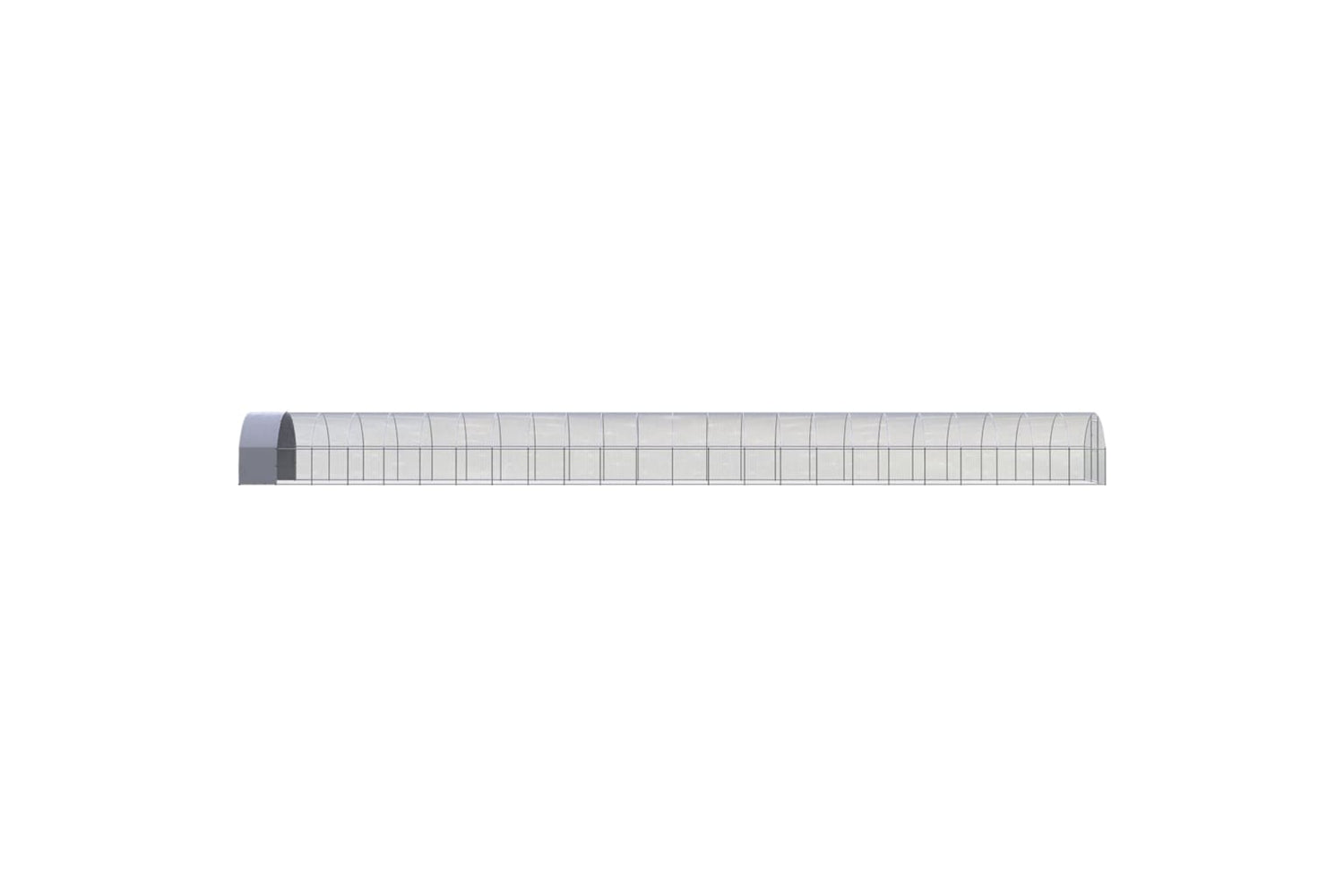 Vidaxl 3095480 Outdoor Chicken Coop 3x24x2 M Galvanised Steel-3