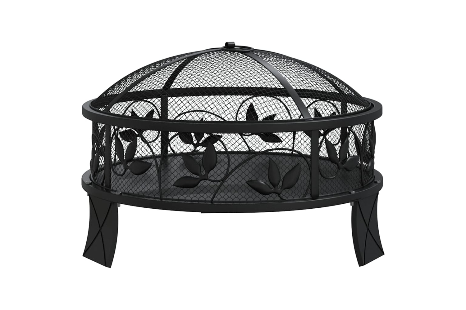 vidaXL 360063 Fire Pit With Poker 50cm Xxl Steel-2