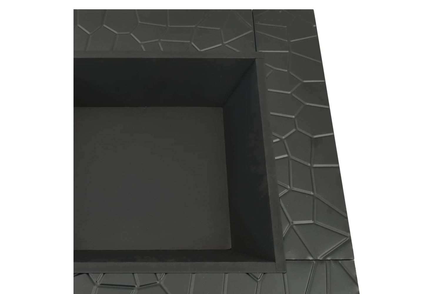 vidaXL 311888 Garden Fire Pit With Poker 81x81x47cm Xxl Steel-5