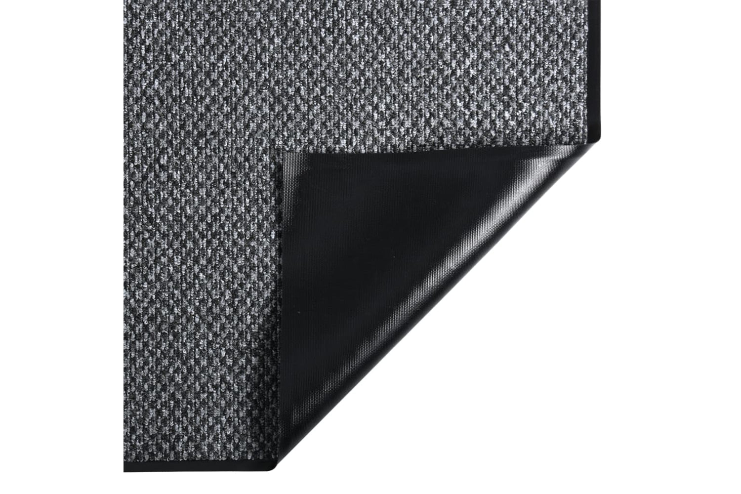 vidaXL 331575 Doormat Grey 90x150cm-3