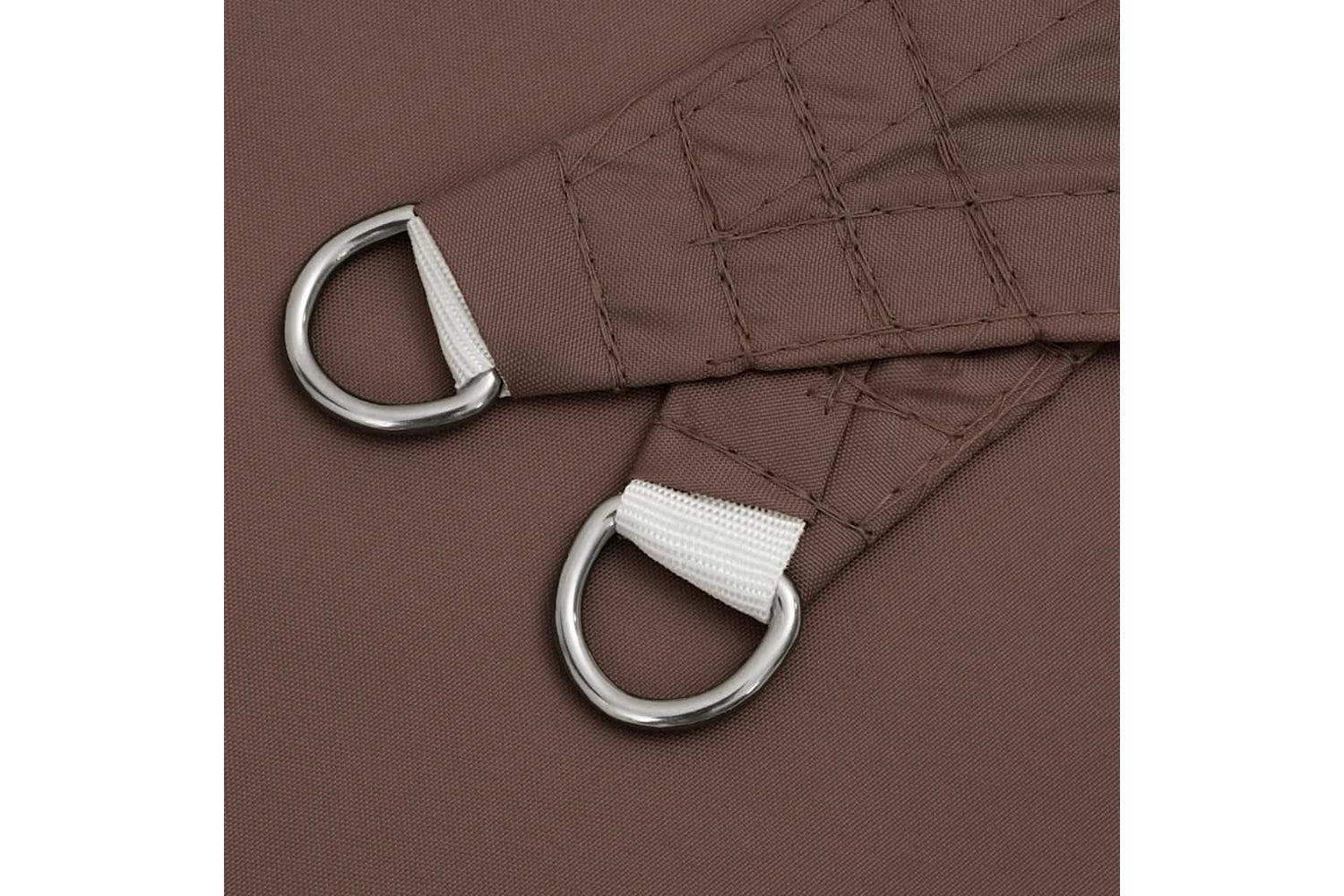 Vidaxl 135834 Sunshade Sail Oxford Fabric Triangular 3x4x4 M Brown-4