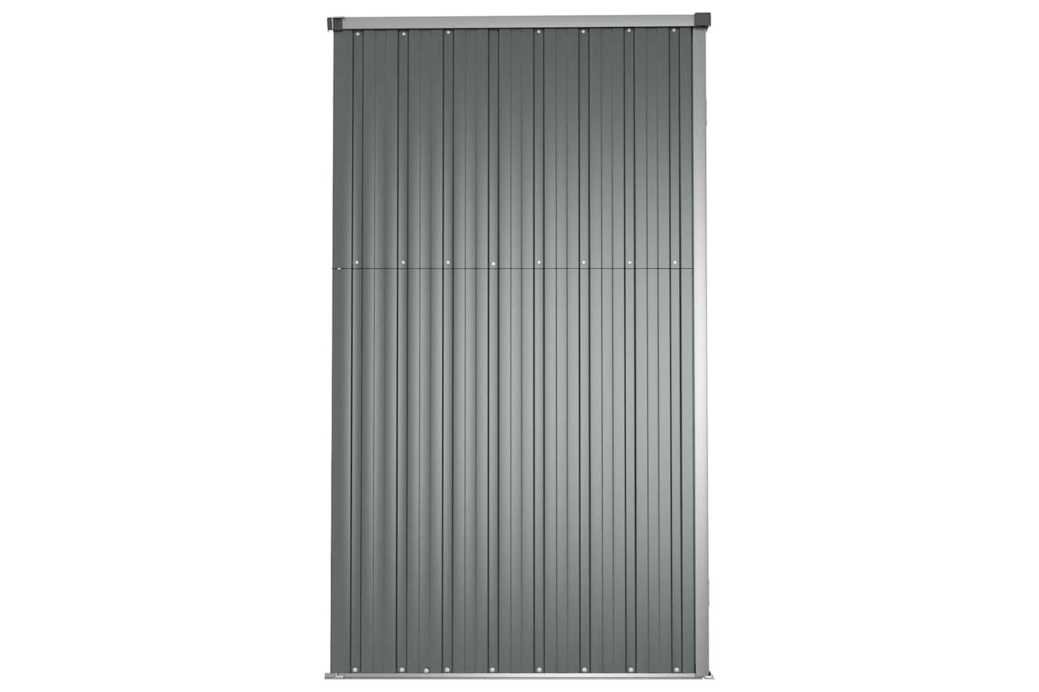vidaXL 316214 Garden Tool Shed Grey 225x89x161cm Galvanised Steel-4