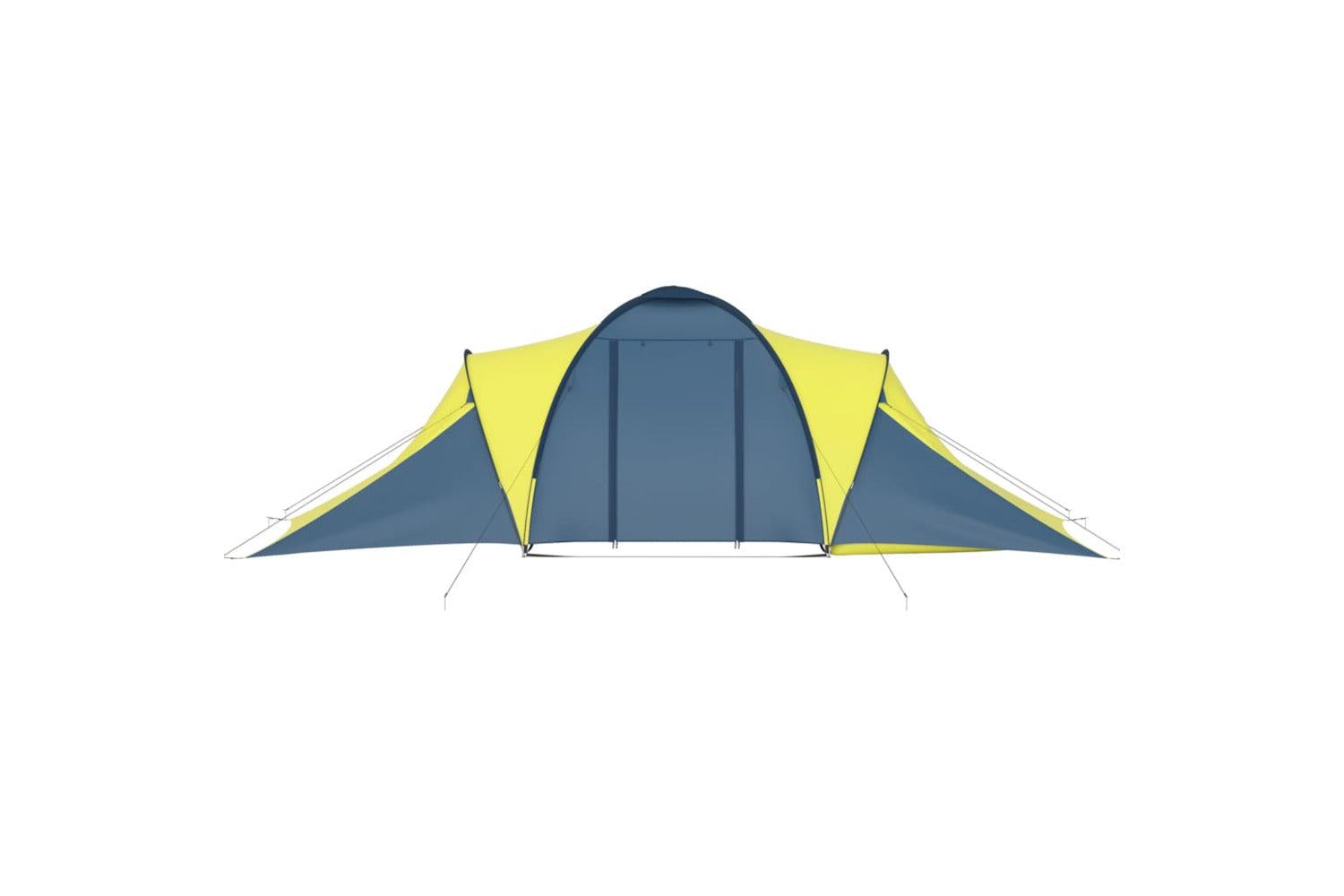 Vidaxl 93185 Camping Tent 6 Persons Blue And Yellow-2