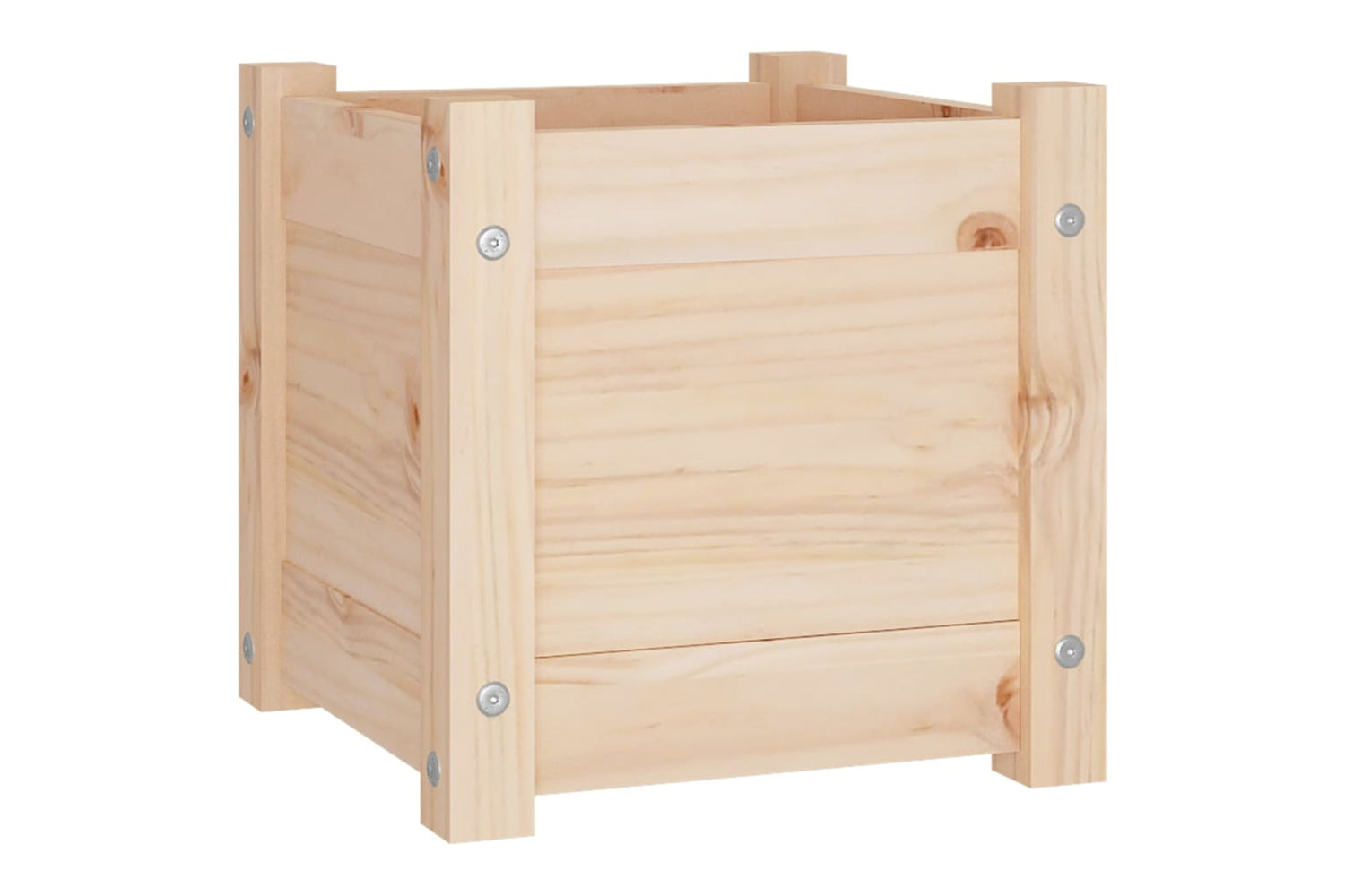 vidaXL 810523 Garden Planters 2 Pcs 31x31x31cm Solid Pinewood-3