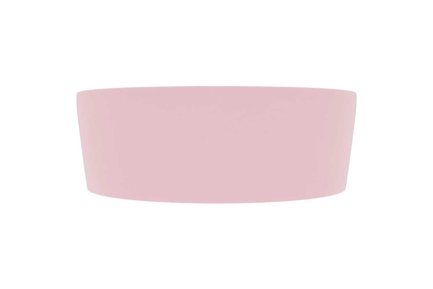vidaXL 147032 Luxury Wash Basin With Overflow Matt Pink 36x13cm Ceramic-3