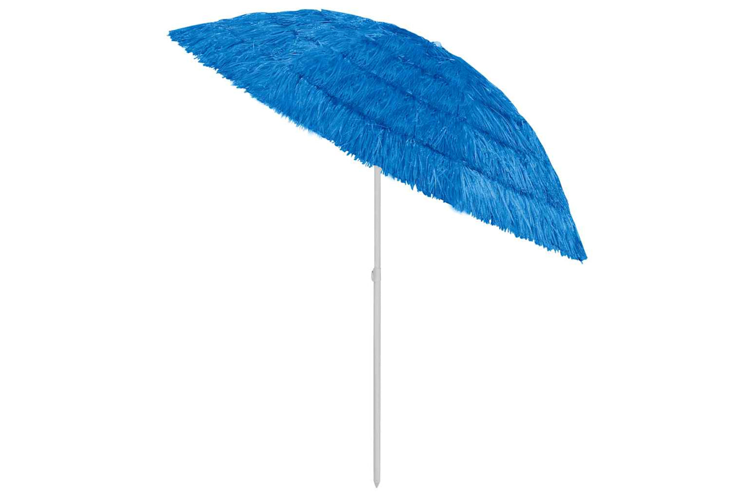 vidaXL 314695 Hawaii Beach Umbrella Blue 240cm-3