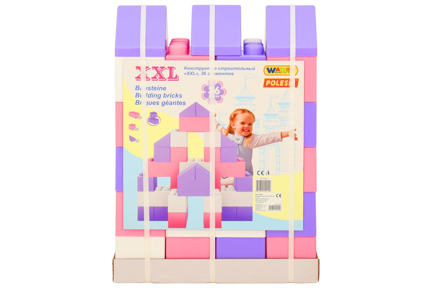 Polesie Wader - 80292 Block Toys Xxl 36 Piece-2