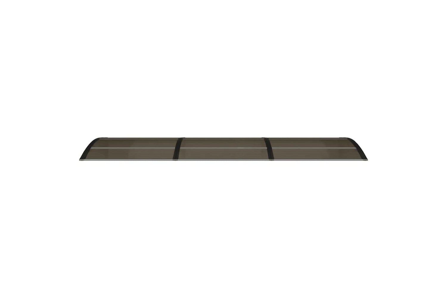 vidaXL 153584 Door Canopy Black 300x80cm Polycarbonate-3