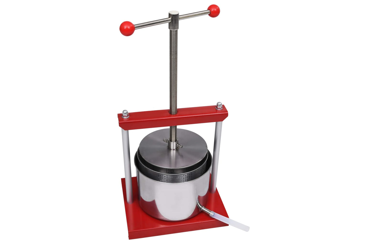 vidaXL 146897 Fruit And Wine Press Stainless Steel 6 L-3