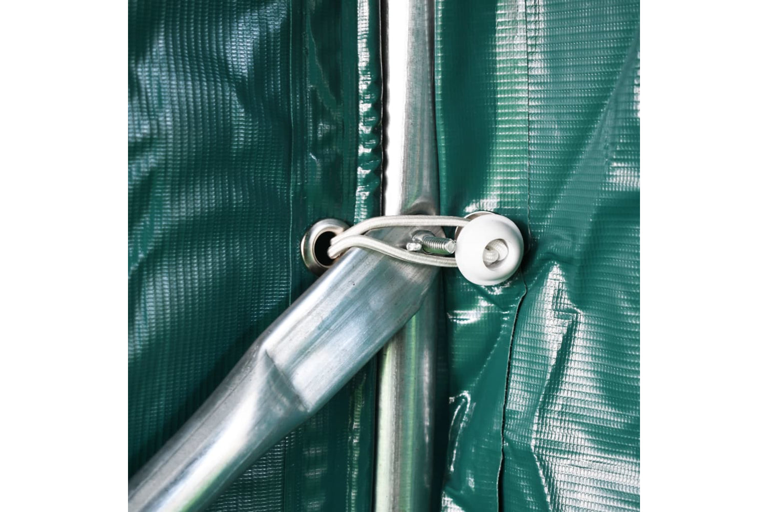 Vidaxl 3056432 Garage Tent Pvc 2.4x3.6 M Green-5