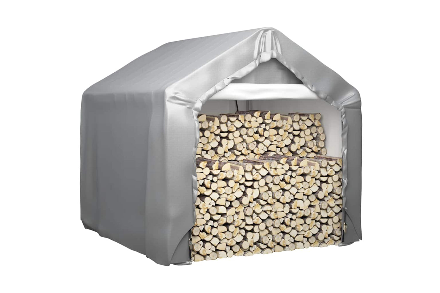 vidaXL 148633 Storage Tent Grey 180x180cm Galvanised Steel-2