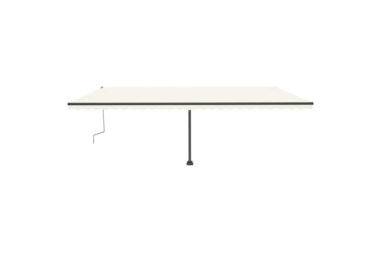 Vidaxl Manual Retractable Awning With Led 600x300 Cm Cream-4