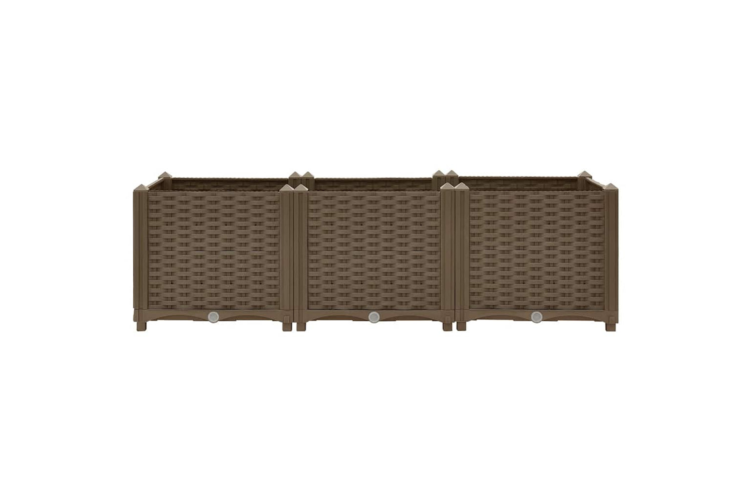 vidaXL Raised Bed 120x40x38cm Polypropylene-3