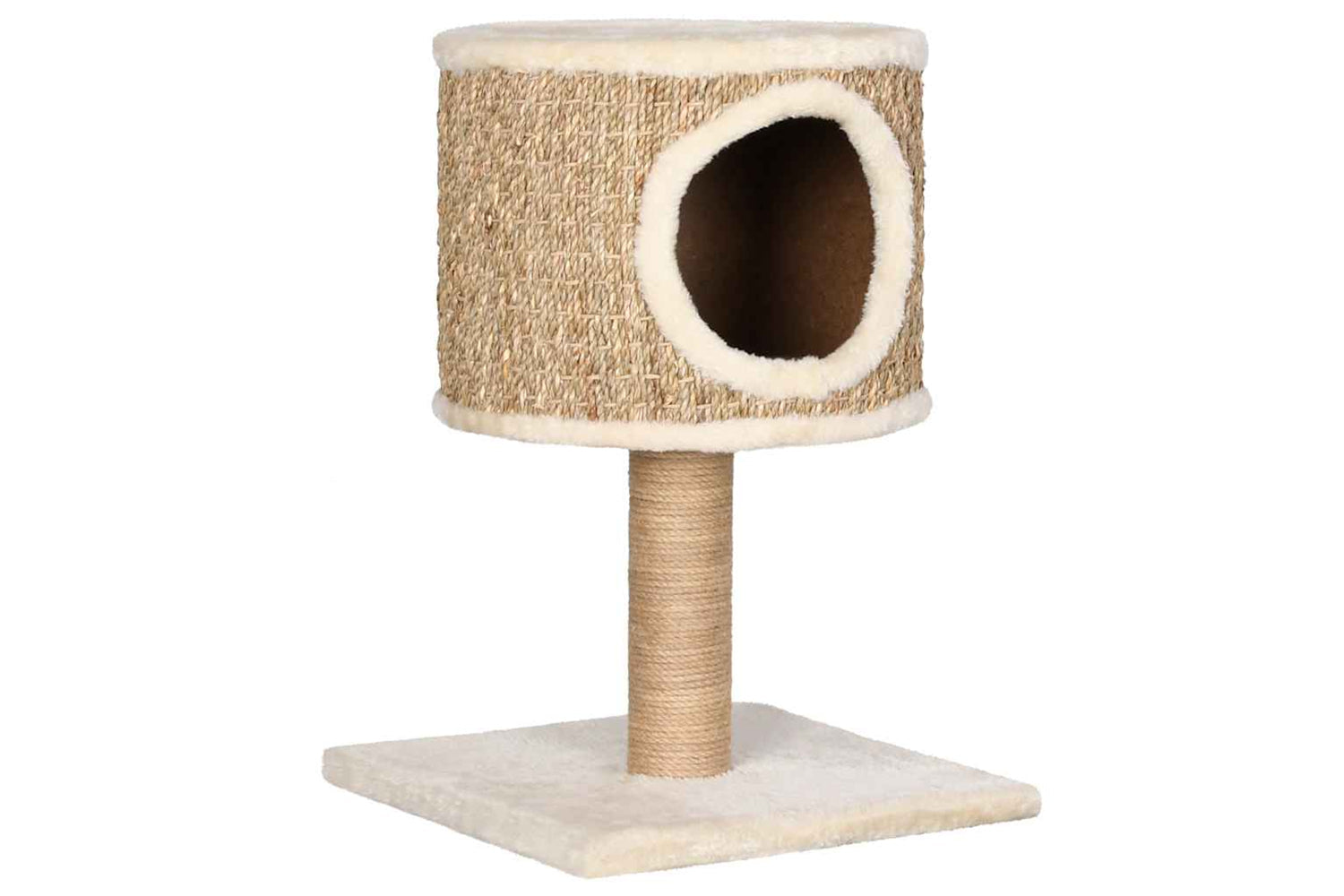 Vidaxl Cat Tree With Condo And Scratching Post 52 Cm Seagrass-2