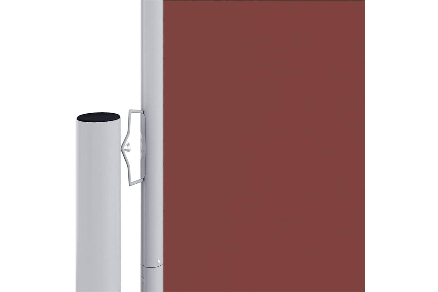 vidaXL 318015 Retractable Side Awning Brown 220x600cm-3