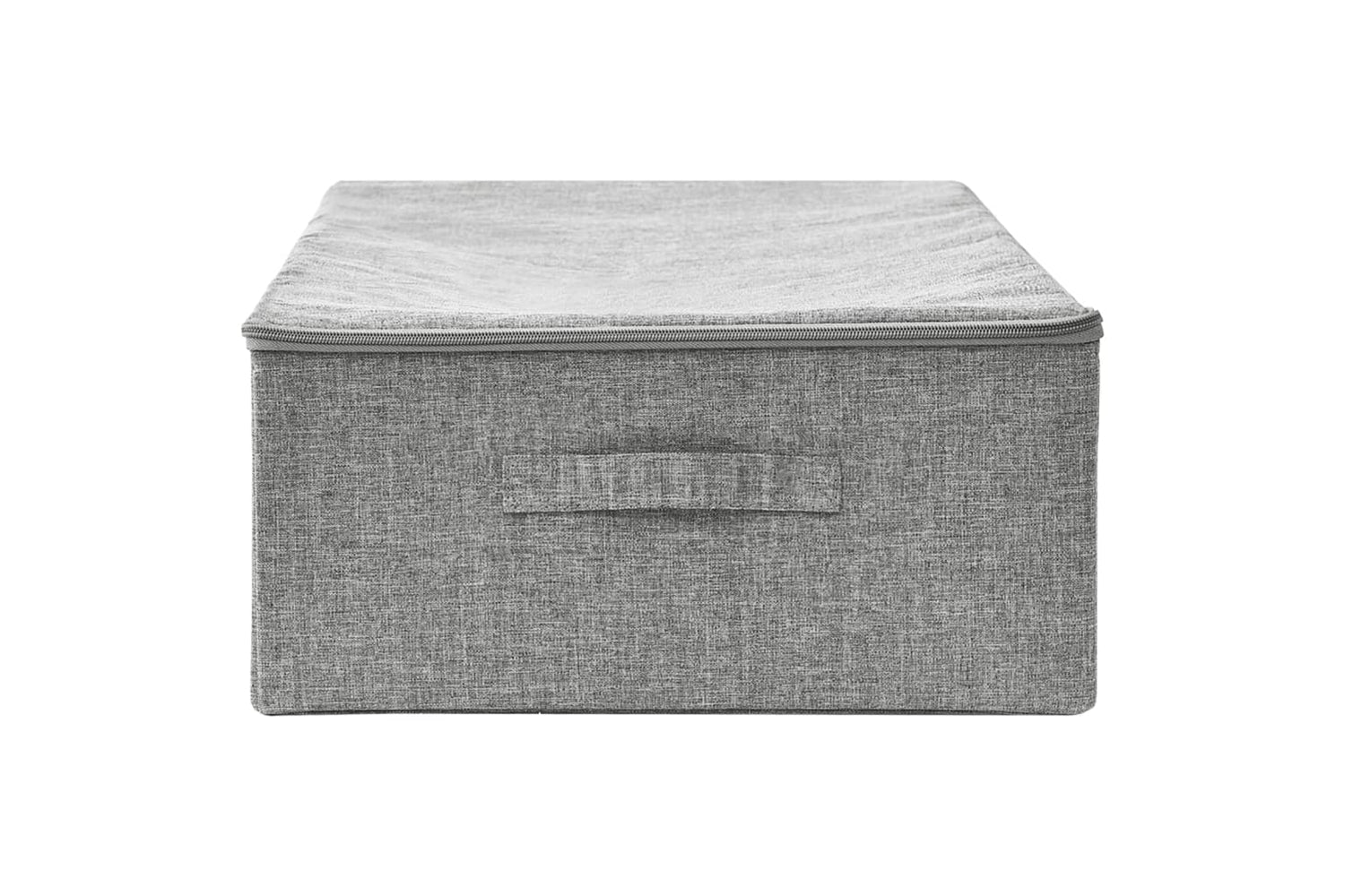 vidaXL 332905 Storage Box Fabric 70x40x18cm Grey-3