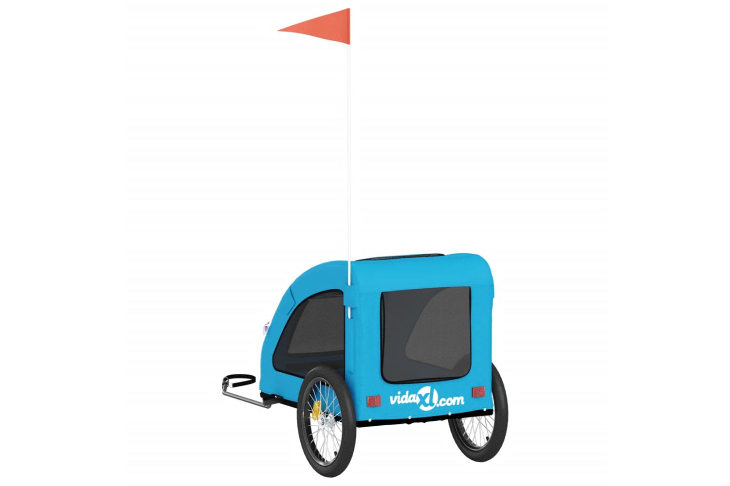 Vidaxl 93967 Pet Bike Trailer Blue Oxford Fabric And Iron-7