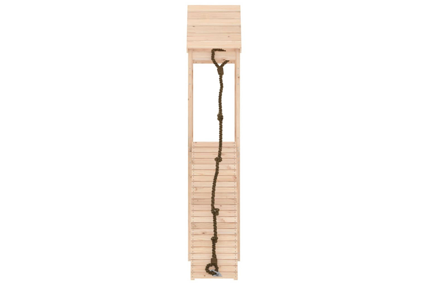 Vidaxl 3156898 Playhouse With Climbing Wall Solid Wood Pine-4