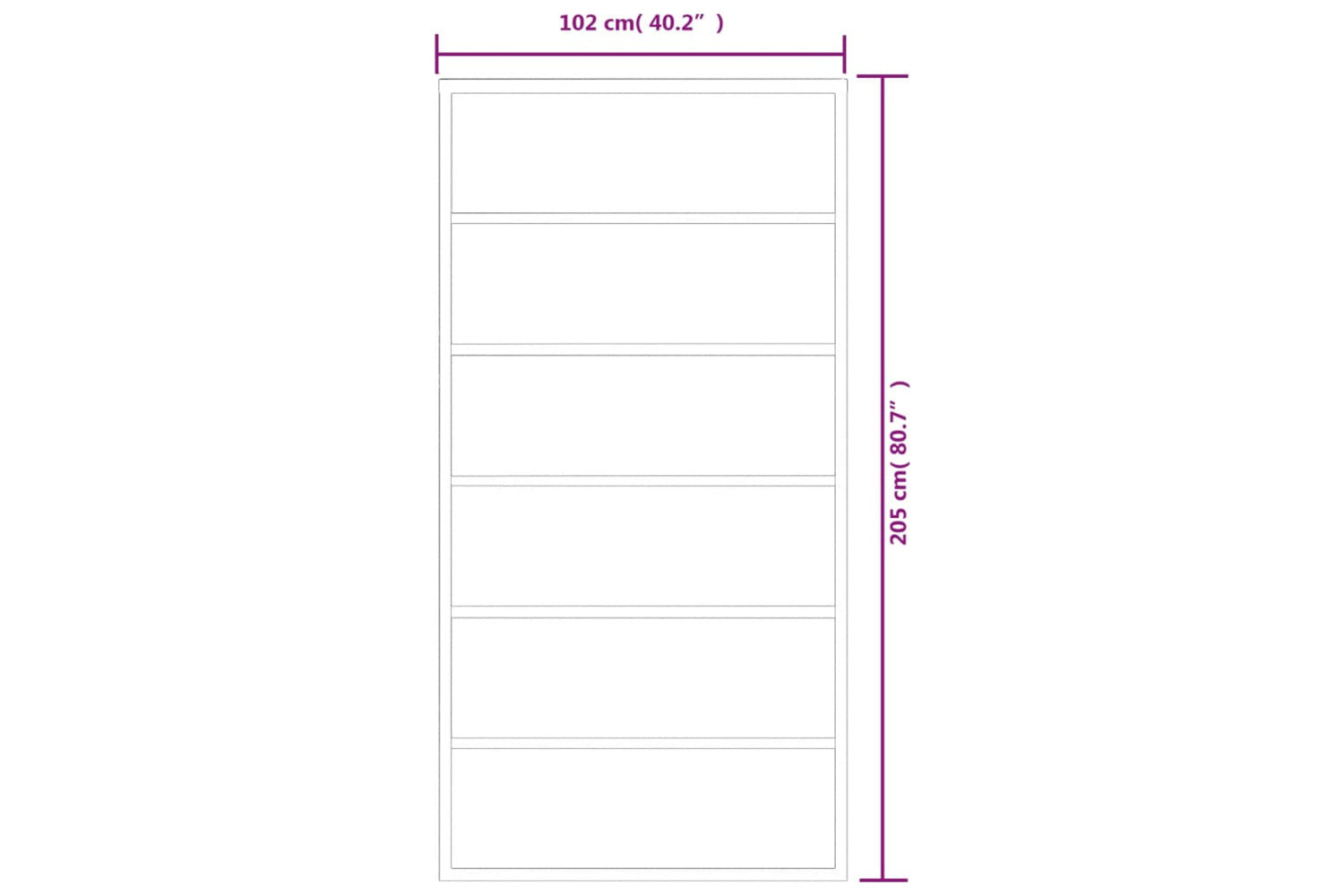vidaXL 151016 Sliding Door Esg Glass And Aluminium 102x205cm Black-3