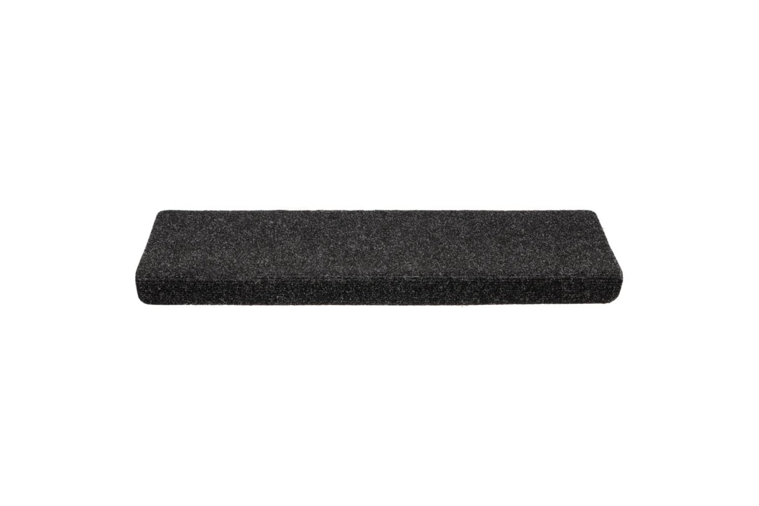 vidaXL Stair Mats 10 Pcs Black 65x21x4cm Needle Punch-3