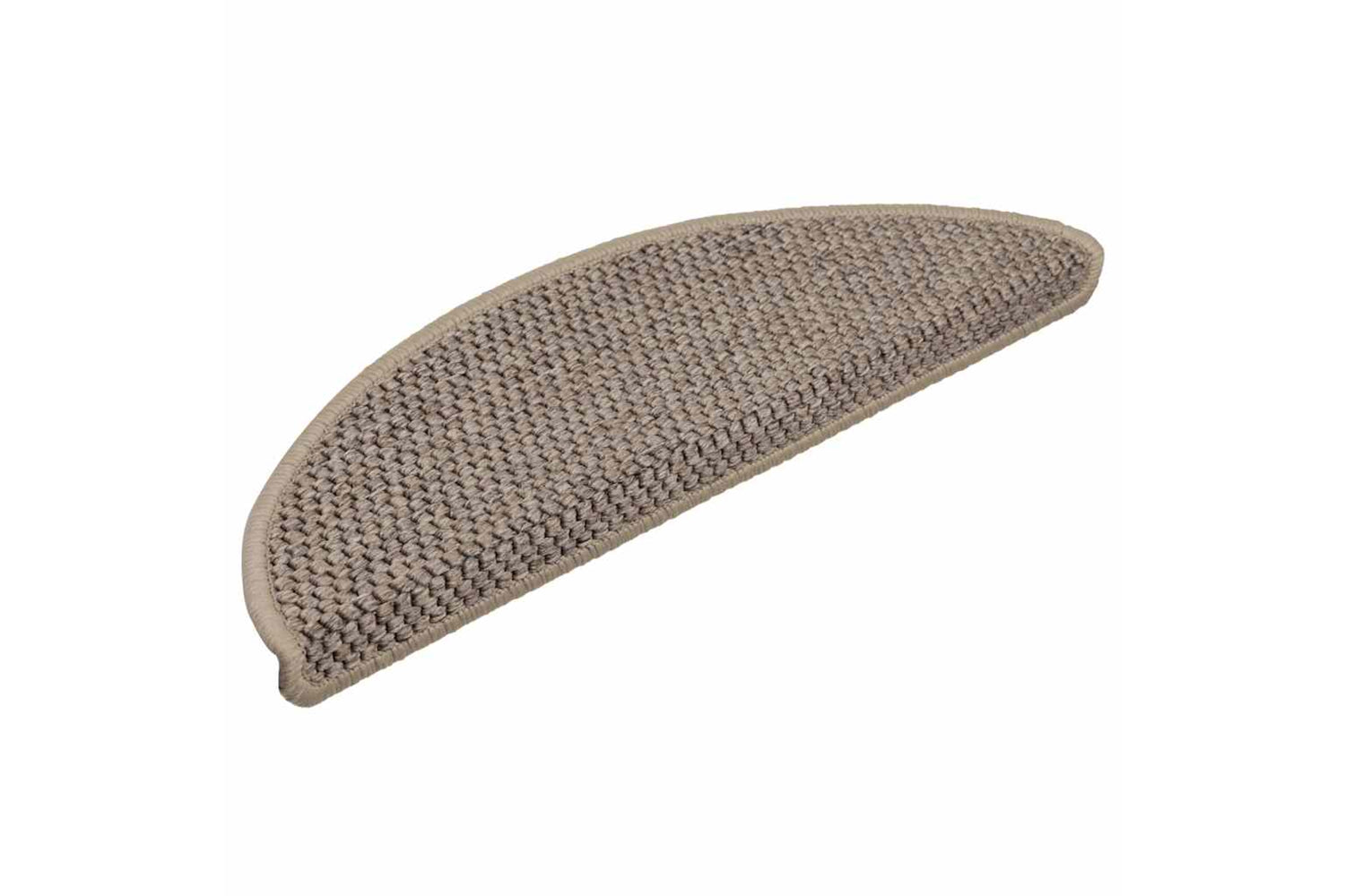 vidaXL 326866 Stair Mats Self-adhesive Sisal-look 15 Pcs 56x17x3cm Dark Beige-2