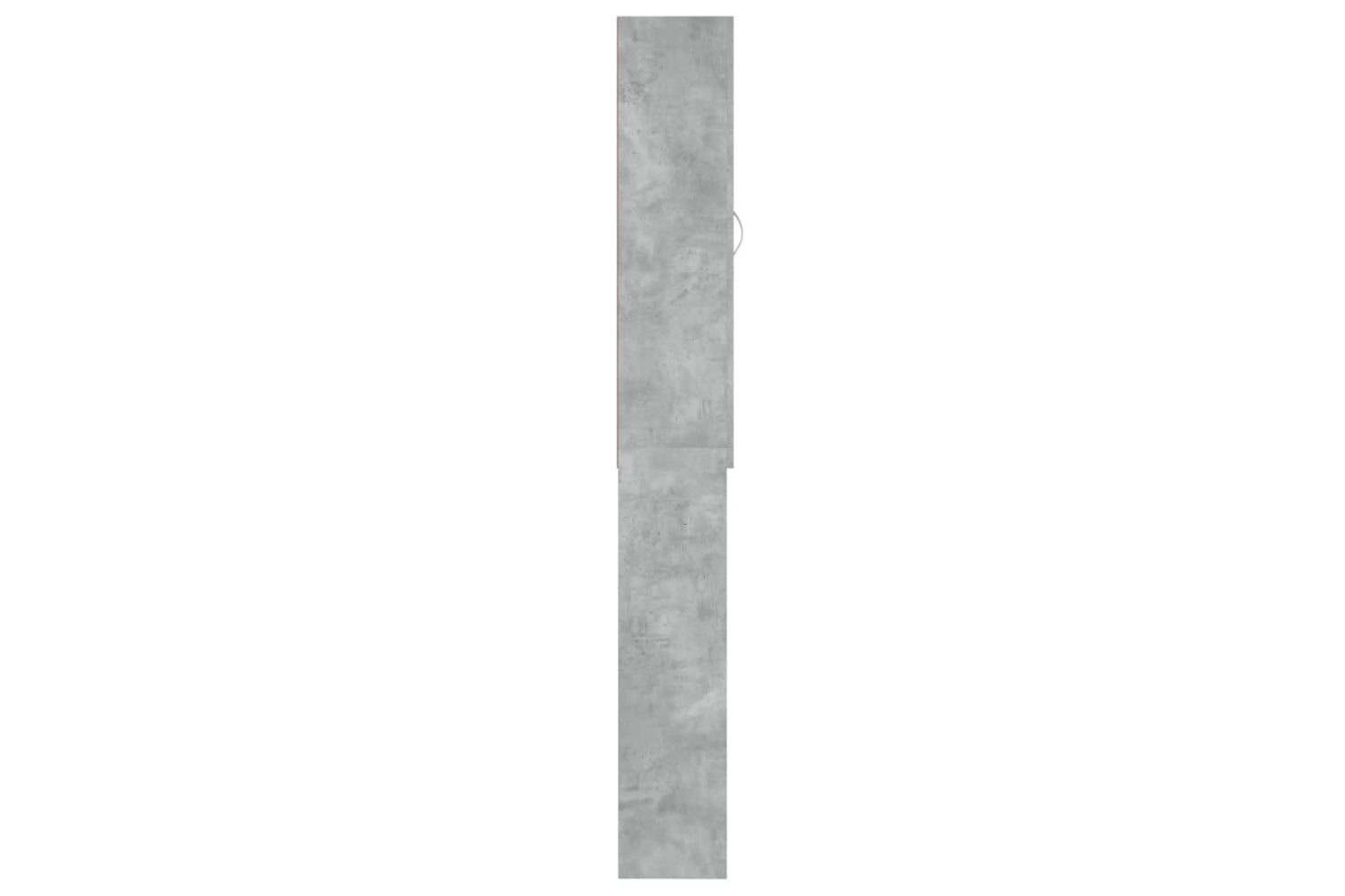vidaXL Washing Machine Cabinet Concrete Grey 64x25.5x190cm-3
