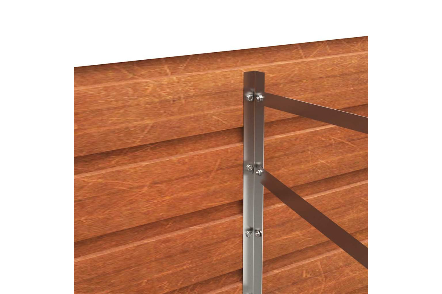 Vidaxl Garden Raised Bed Rusty 160x80x45 Cm Corten Steel-5