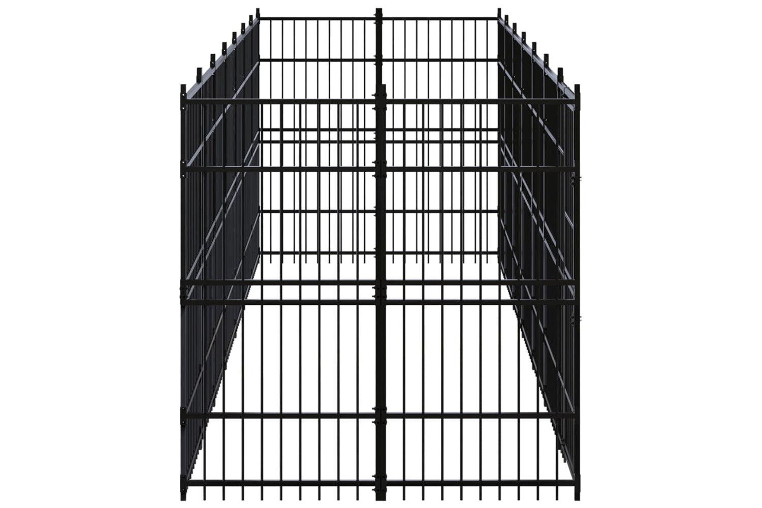 Vidaxl 3097961 Outdoor Dog Kennel Steel 12.9 M2-3