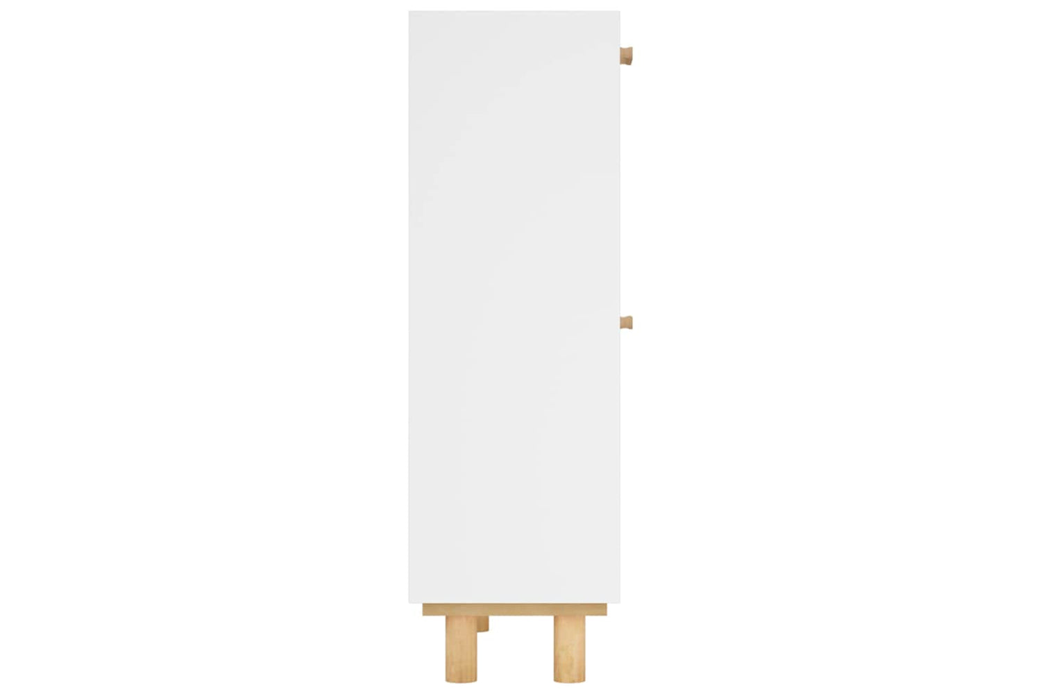 Vidaxl 345645 Shoe Cabinet White 52x25x80 Cm Engineered Wood&natural Rattan-5