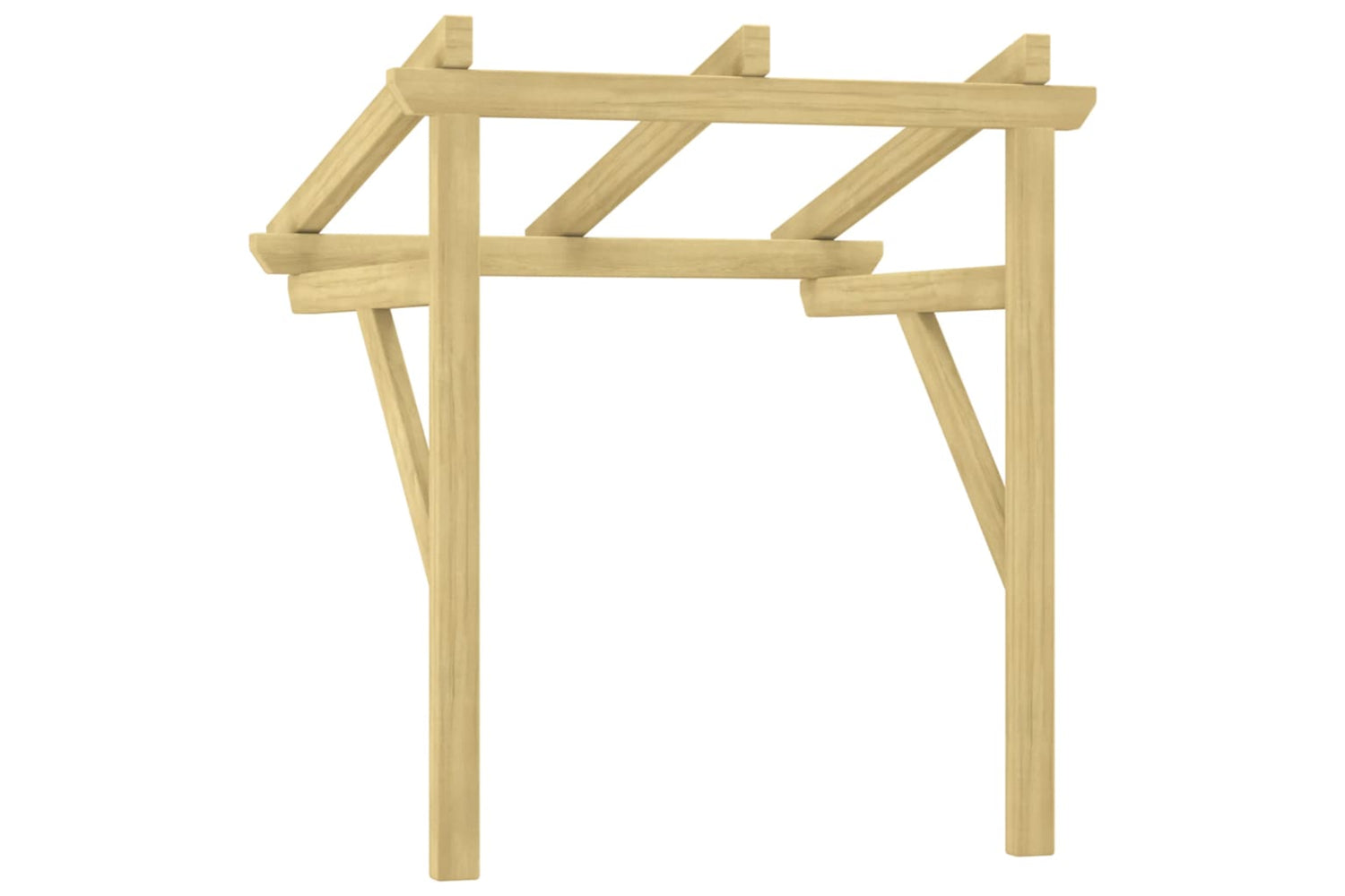 vidaXL 318569 Door Canopy 100x100x100cm Impregnated Solid Wood Pine-4