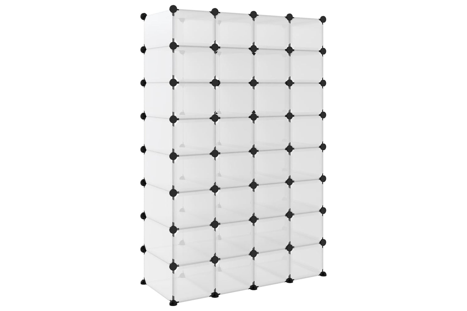 vidaXL 340559 Shoe Rack Transparent 93x36.5x140cm Pp-4