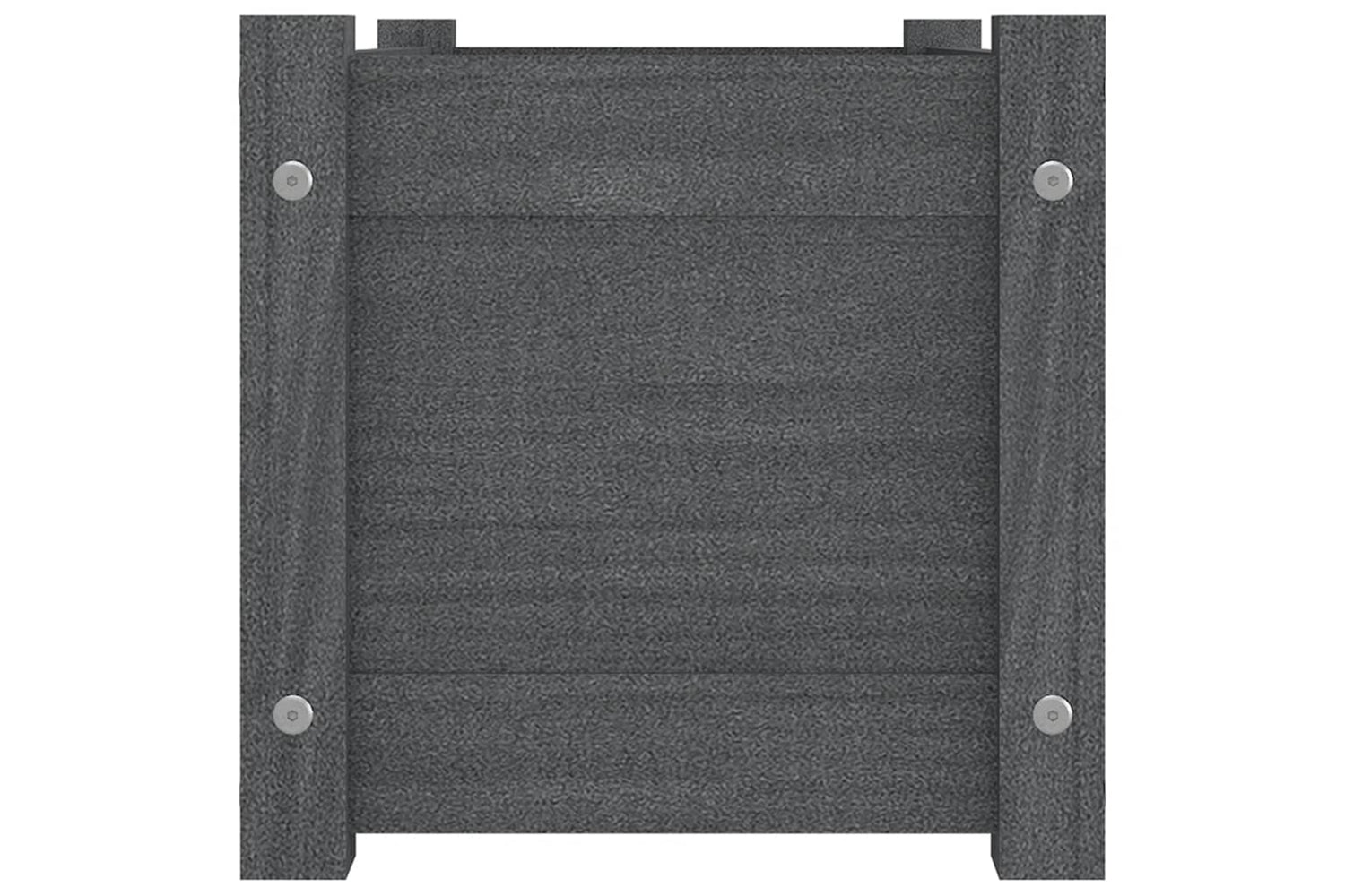 vidaXL 810708 Garden Planter Grey 60x31x31cm Solid Pinewood-3