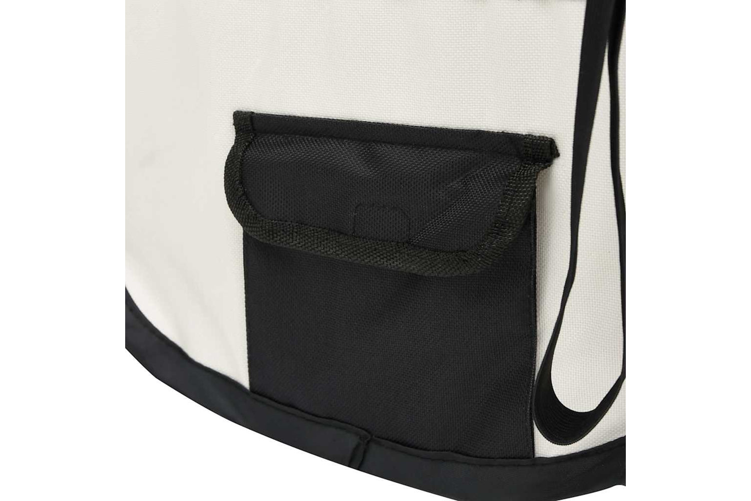 Vidaxl Foldable Dog Playpen With Carrying Bag Black 110x110x58 Cm-5