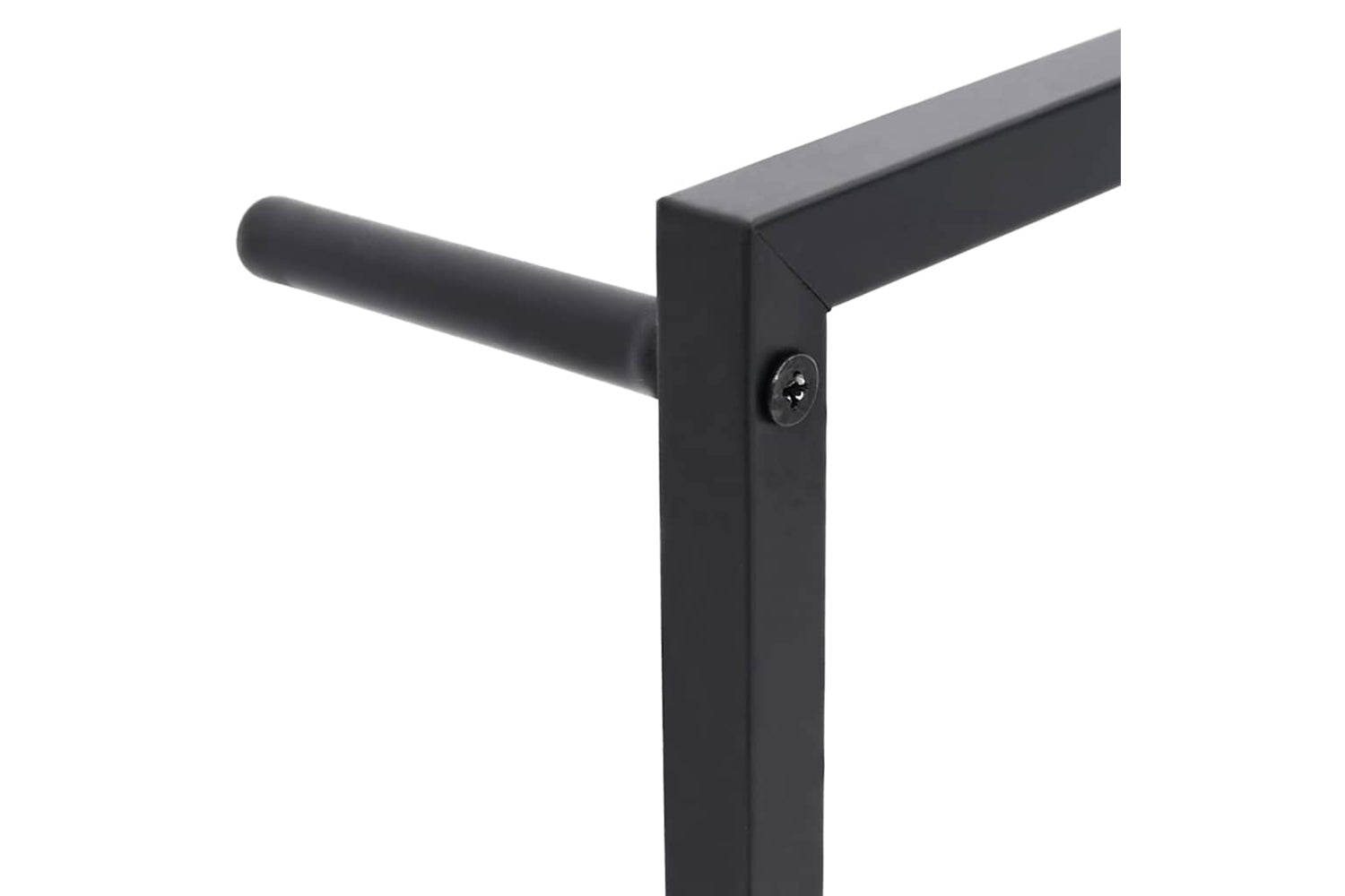 vidaXL 336120 Towel Rack Black 60x10x116cm Steel-4
