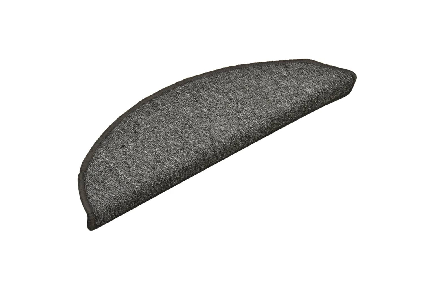 vidaXL 322368 Carpet Stair Treads 15 Pcs Dark Grey 56x17x3cm-2