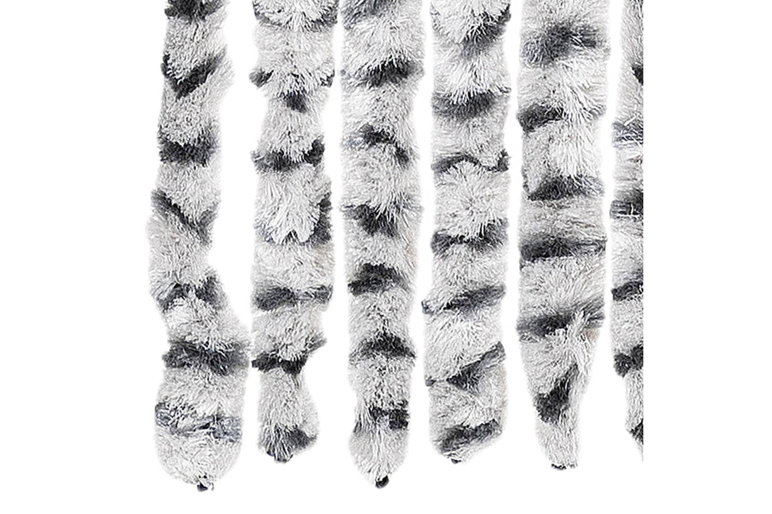 vidaXL Insect Curtain Light And Dark Grey 100x220cm Chenille-4