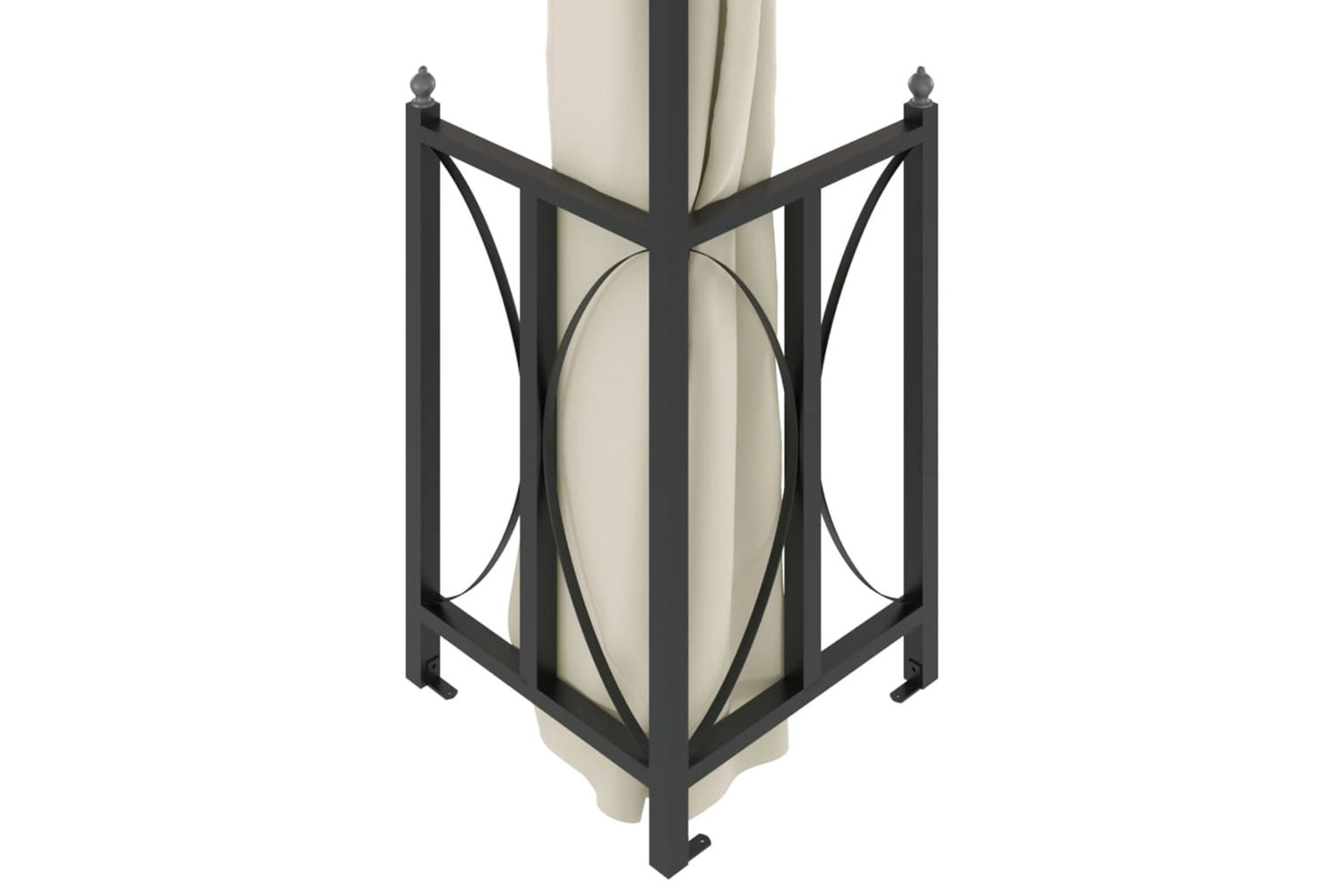 Vidaxl 318543 Gazebo With Sidewalls&double Roofs 3x4 M Cream-4