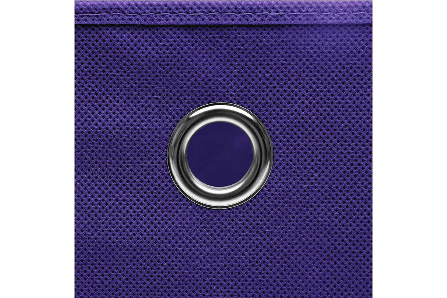vidaXL 325214 Storage Boxes With Covers 10 Pcs 28x28x28cm Purple-5