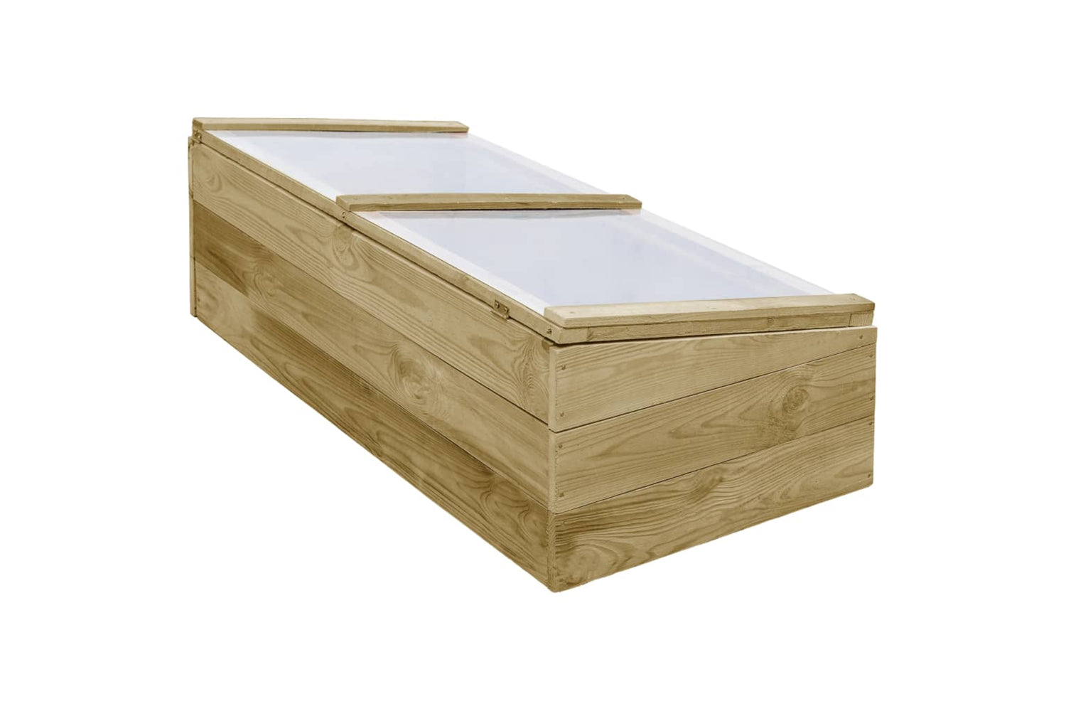 vidaXL 3055329 Greenhouses 2 Pcs Impregnated Pinewood 100x50x35cm-5