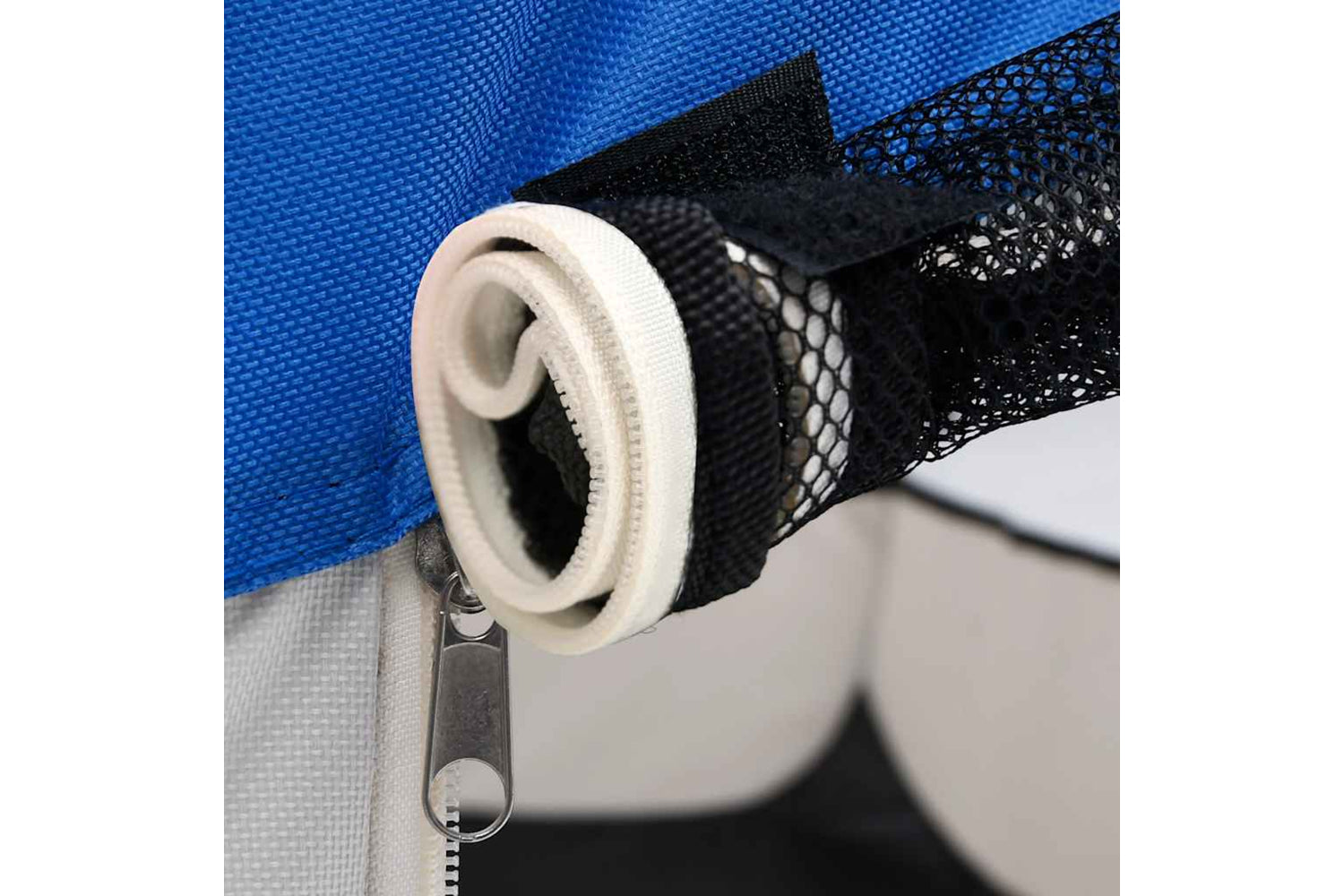Vidaxl Foldable Dog Playpen With Carrying Bag Blue 90x90x58 Cm-4