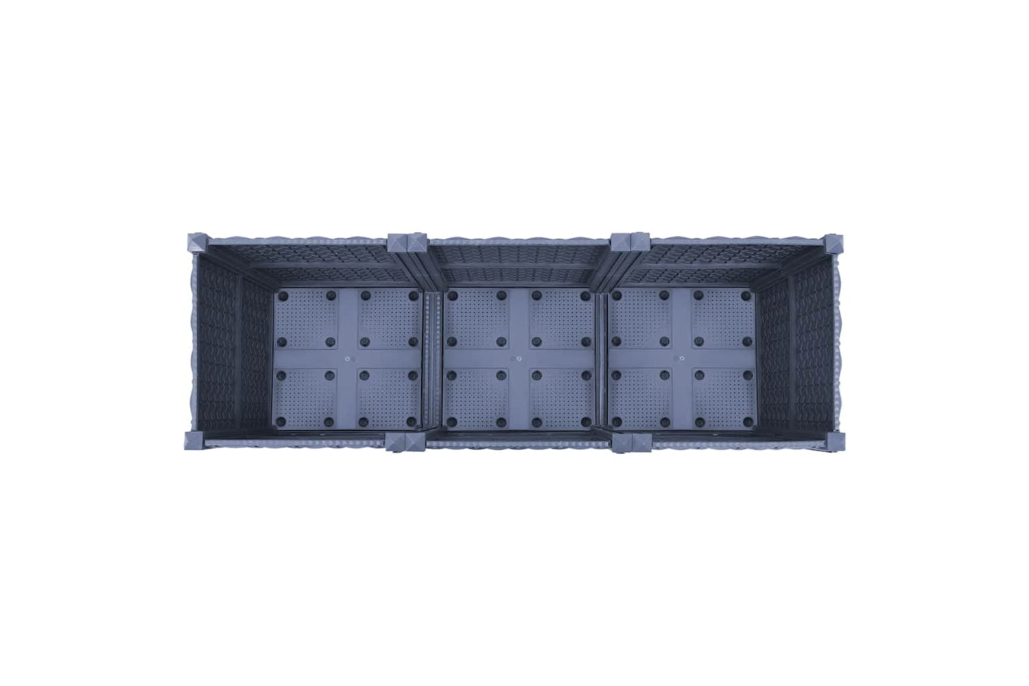 vidaXL Raised Bed 120x40x38cm Polypropylene-4