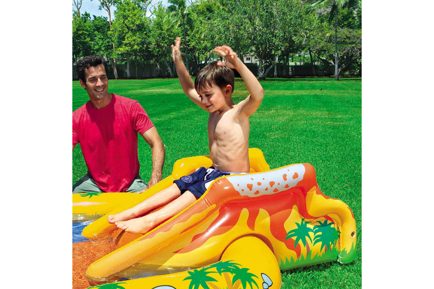 Intex 91525 Intex Inflatable Pool Dinosaur Play Center 249x191x109 Cm 57444np-3