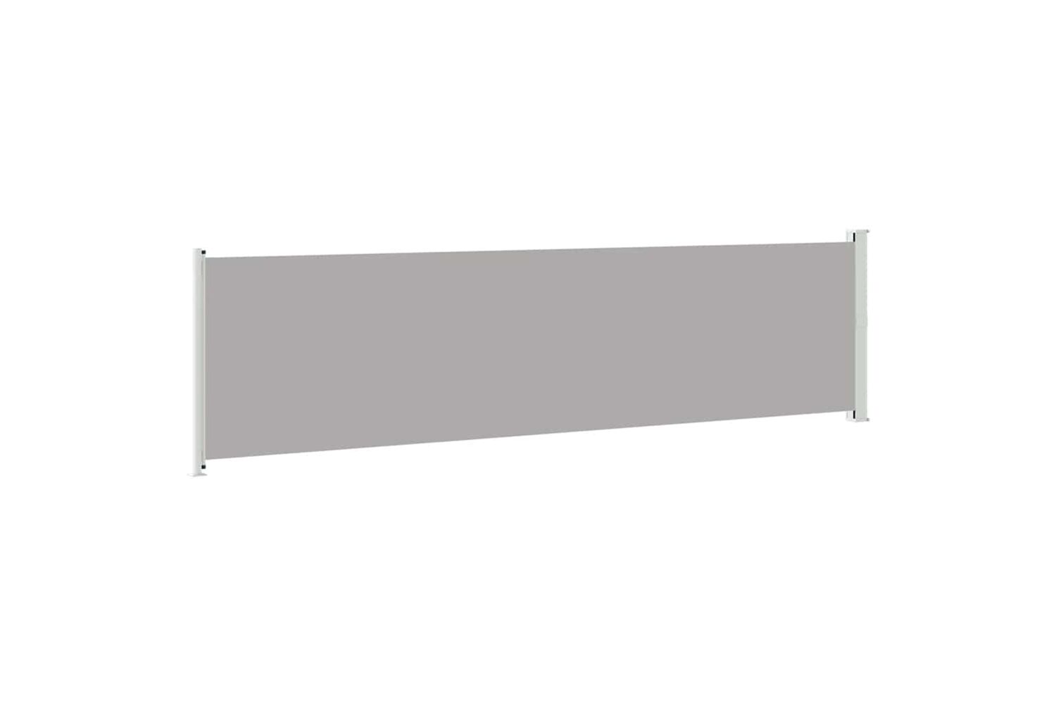 vidaXL Patio Retractable Side Awning 600x160cm Grey-5
