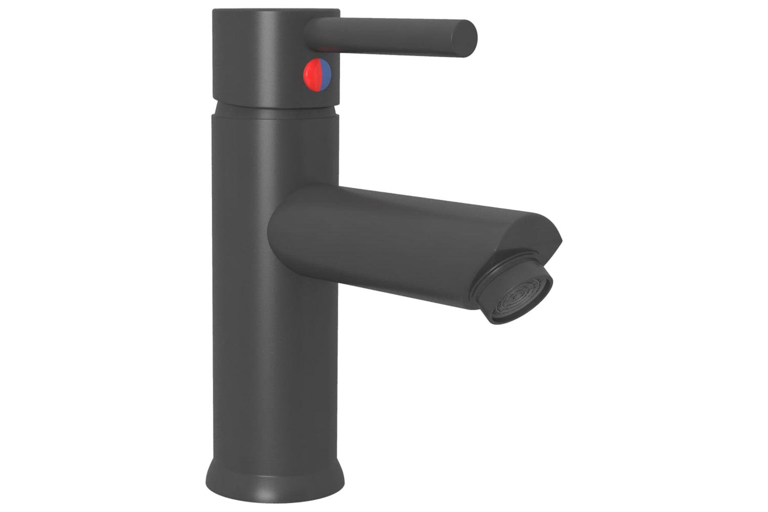 vidaXL 149068 Bathroom Basin Faucet Grey 130x176mm-2