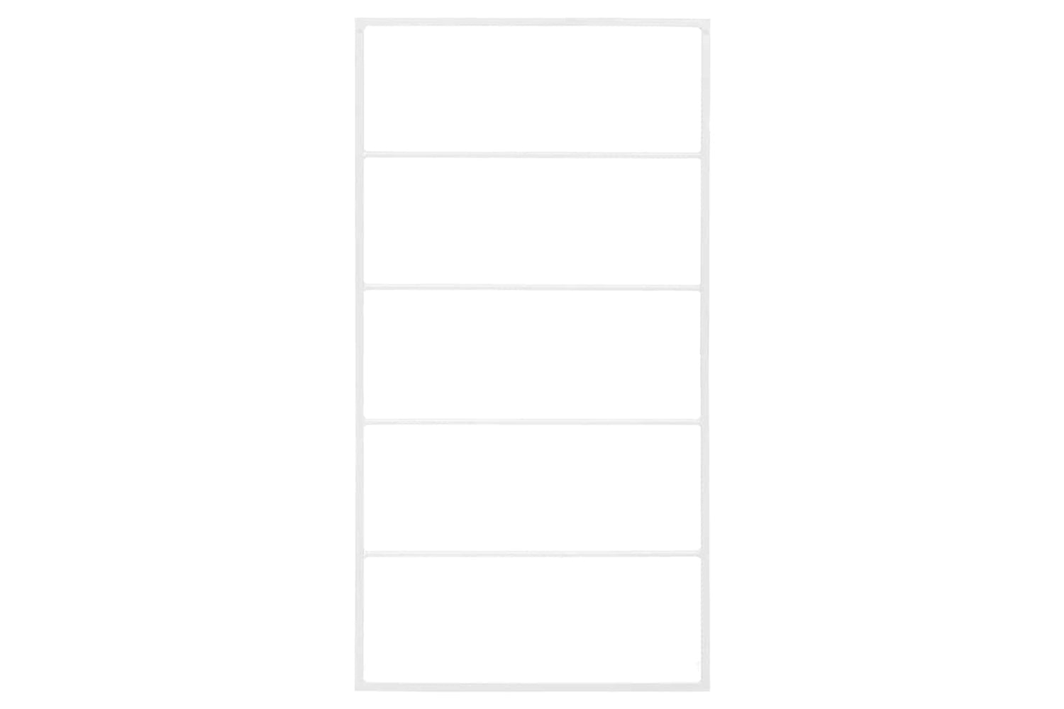 vidaXL 336121 Towel Rack White 60x10x116cm Steel-2
