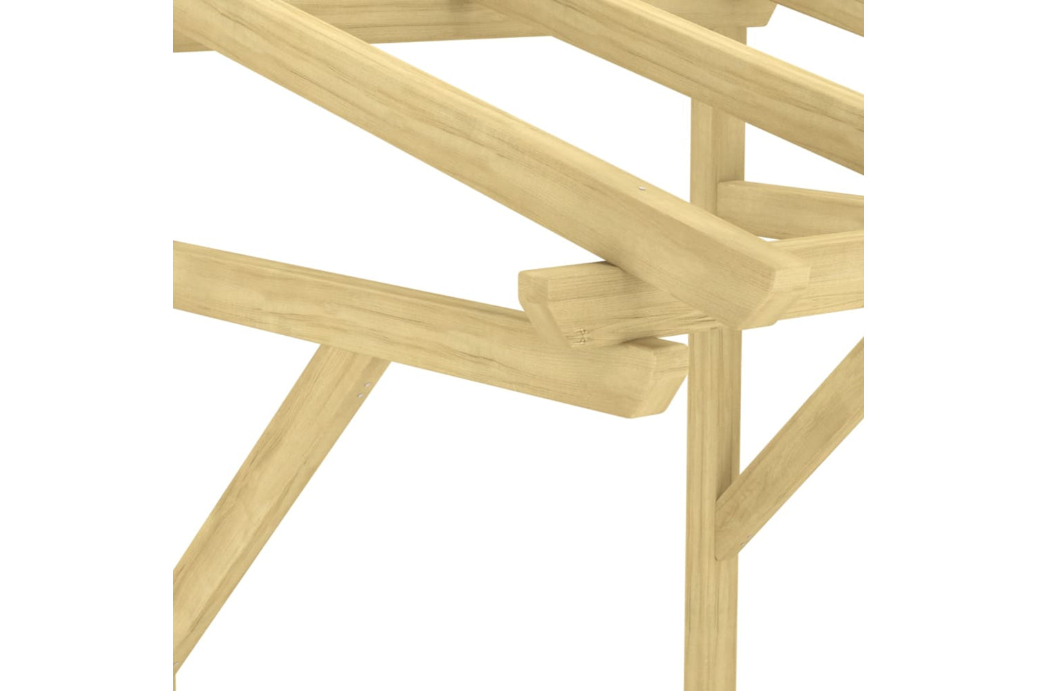 vidaXL 318569 Door Canopy 100x100x100cm Impregnated Solid Wood Pine-5